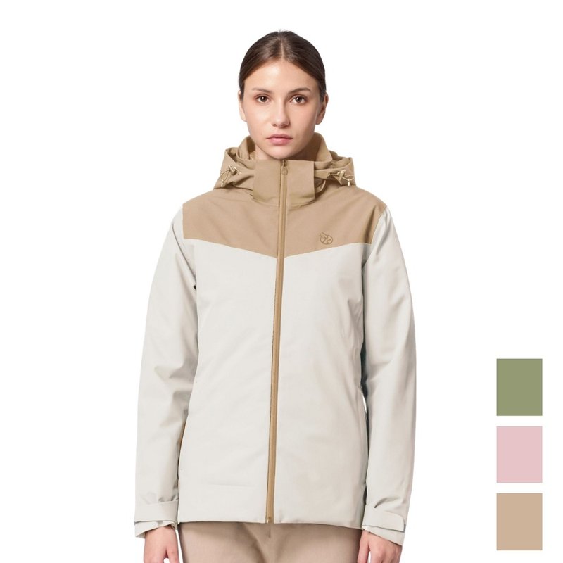 【Wildland 荒野】防水3in1+羽绒两件式外套 女 0B32917 - 女装休闲/机能外套 - 聚酯纤维 卡其色