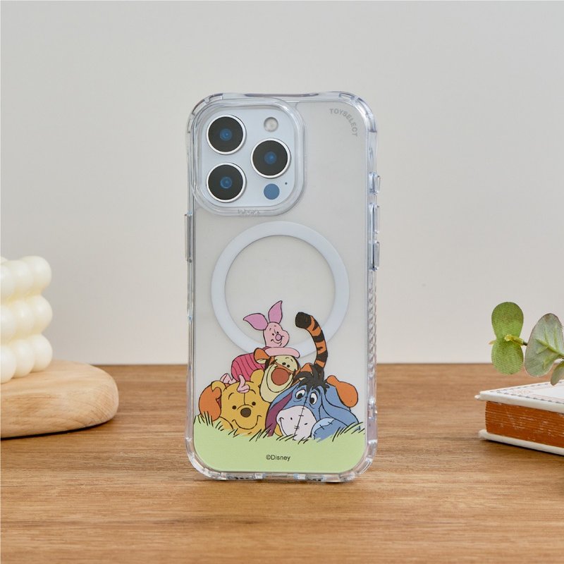 Disney小熊维尼-小熊维尼与朋友们抗黄防摔MagSafe iPhone手机壳 - 手机壳/手机套 - 塑料 多色