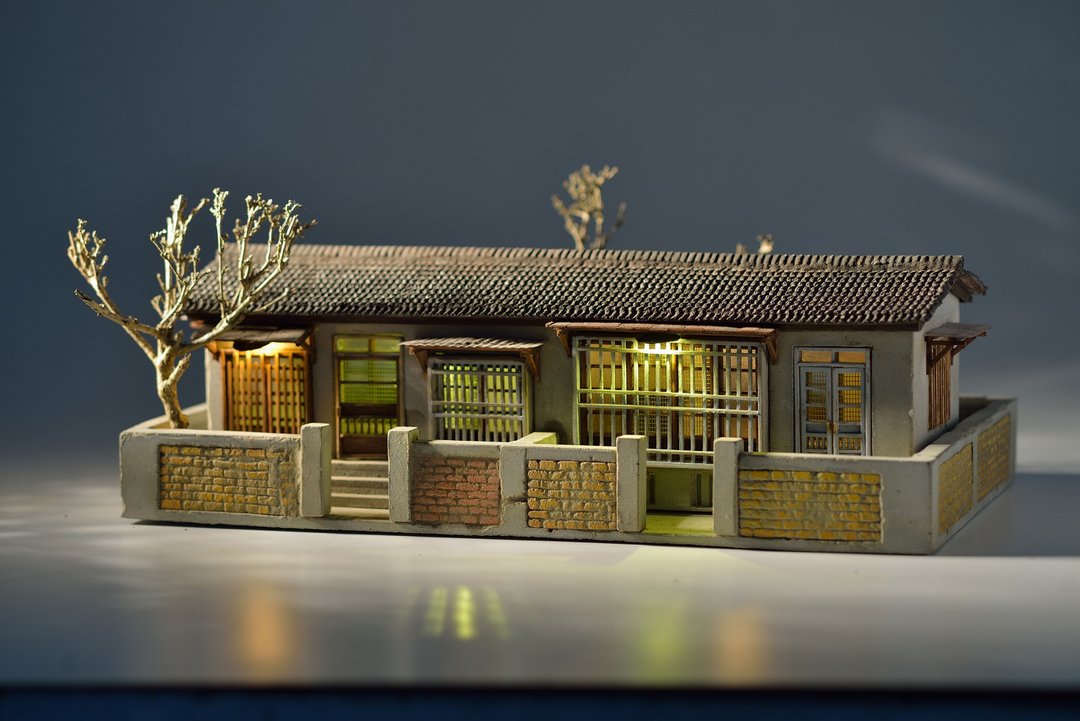 水泥老屋创作--日式老眷村 - 摆饰 - 水泥 咖啡色