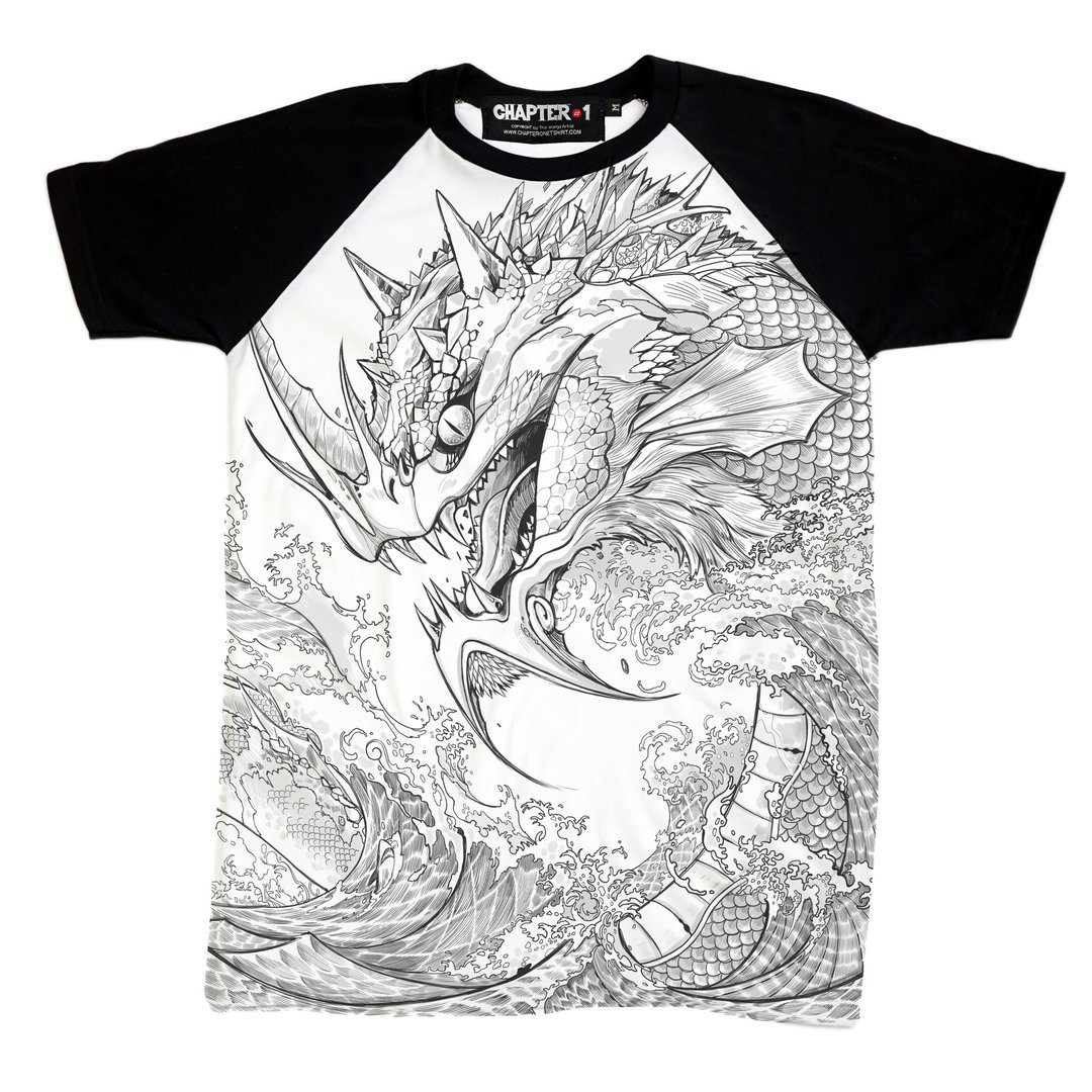 Naga The Giant Snake Yami Chapter One T-shirt - 男装上衣/T 恤 - 棉 白色