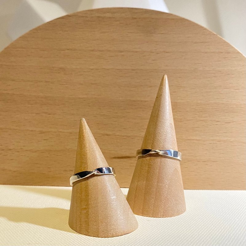 无限 莫比乌斯戒  925 纯银戒 - 戒指 - 纯银 