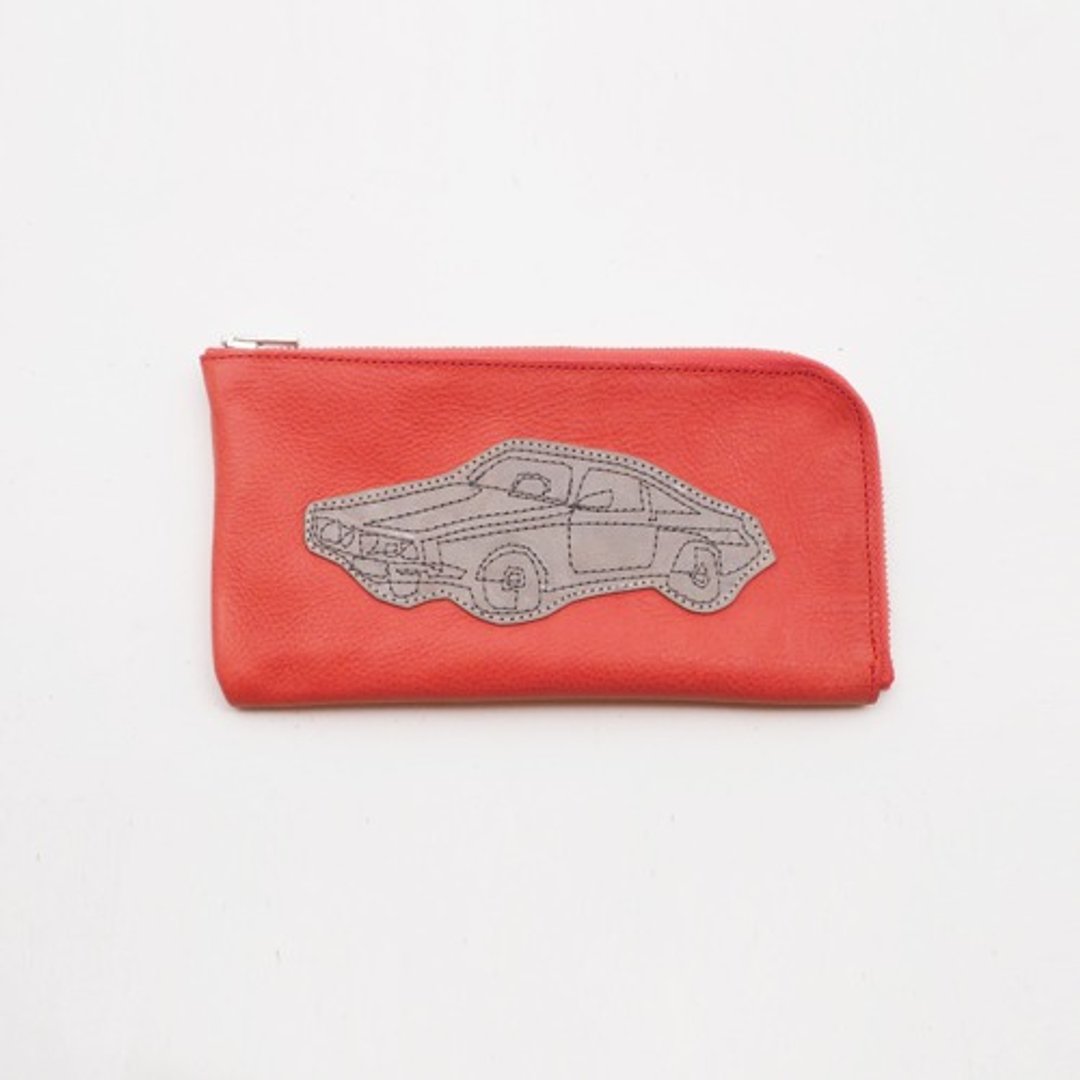 CowLeatherLongWallet [car] (red) 18×9/wallet/wl001car6 - 皮夹/钱包 - 真皮 