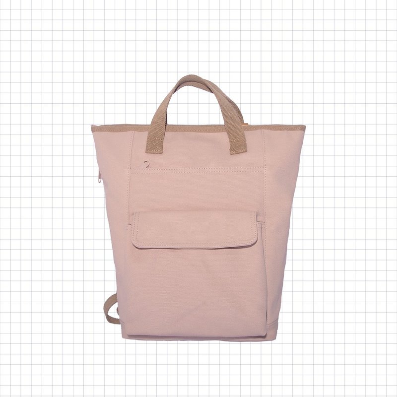 EP2 手机后背包 EP2-1388-PN-S【 台湾原创品包包品牌】 - 后背包/双肩包 - 棉．麻 粉红色