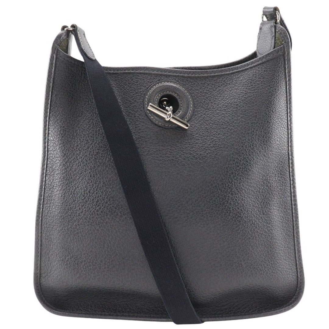 【日本直送】爱马仕 HERMES Vespa 28 肩背包 皮革 灰色 女仕【二手品】 - 侧背包/斜挎包 - 真皮 灰色