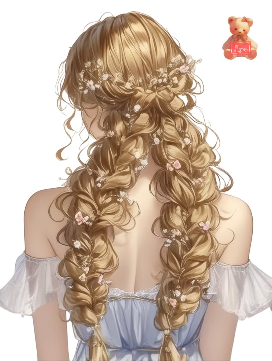 原创人物贴纸 装饰贴纸 一组内含5张 - 贴纸 - 纸 