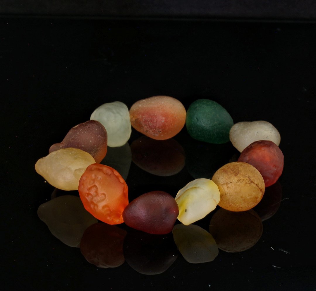 阿拉善原石玛瑙手链-2A  ( Alashan Rocks Bracelet ) - 手链/手环 - 宝石 
