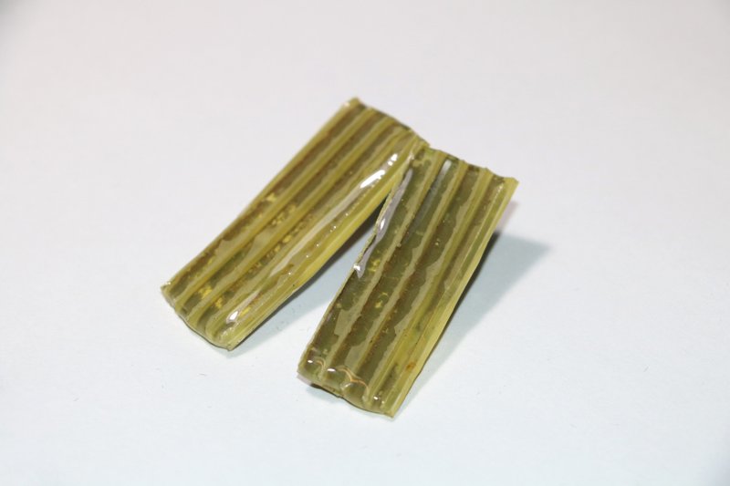 速方冻 | 废物改制耳环 - 耳环/耳夹 - 塑料 黄色