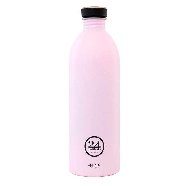 意大利24Bottles【URBAN超轻量羽毛系列】樱花红 -1000ml不锈钢瓶 - 水瓶/水壶 - 其他金属 粉红色