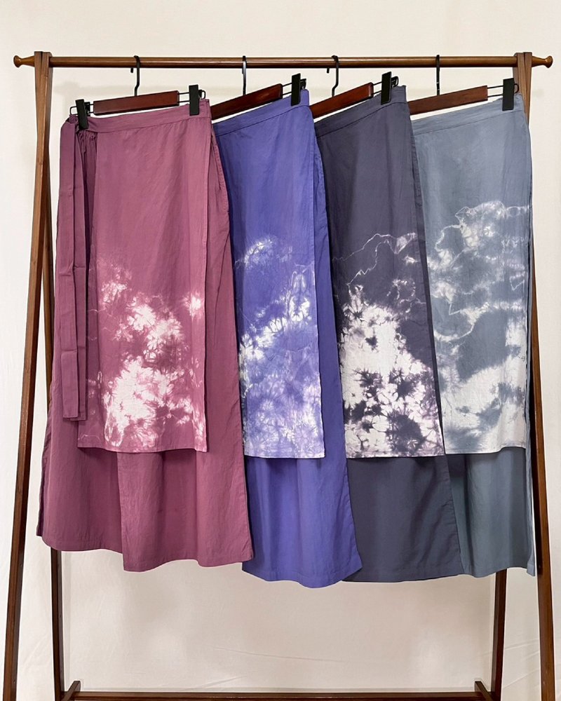 无为—云染日式绑带裤 - 女装长裤 - 棉．麻 多色