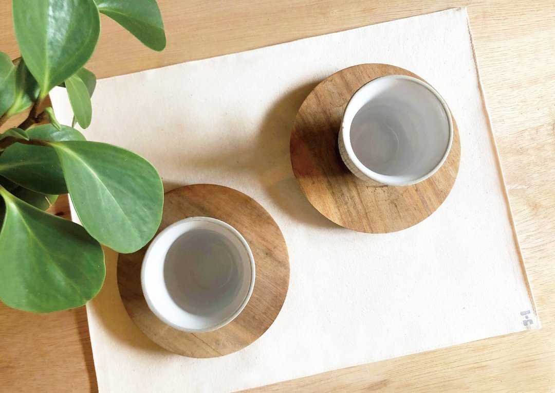 有机棉原胚餐垫(单入组/多入优惠组) Organic Cotton - 餐垫/桌巾 - 棉 白色