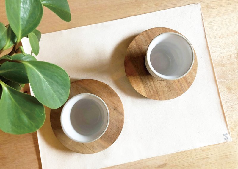 有机棉原胚餐垫(单入组/多入优惠组) Organic Cotton - 餐垫/桌巾 - 棉 白色