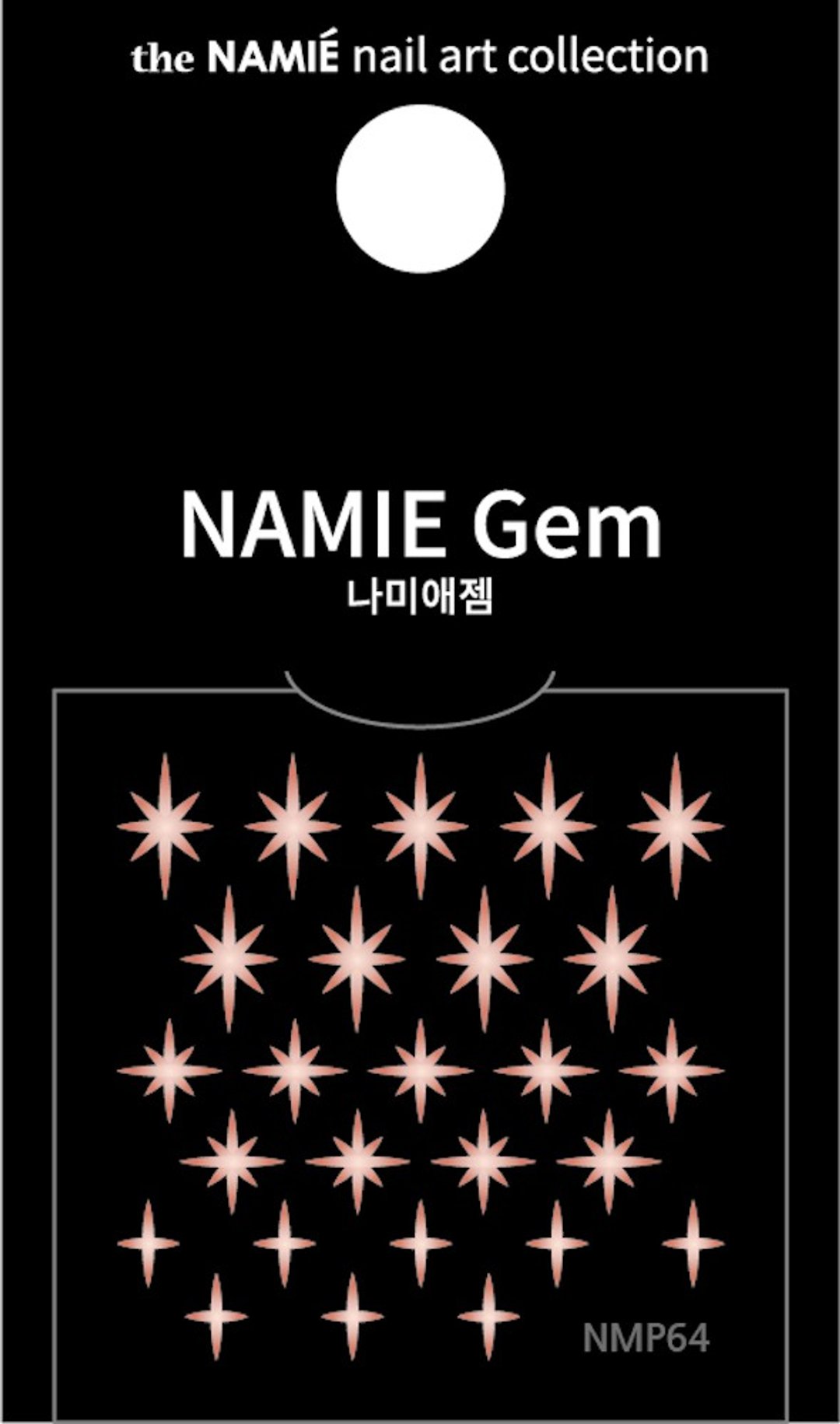 【专业用】NAMIE Gem 美甲装饰艺术贴纸 Normal Metallic 64 - 指甲油/指甲贴 - 纸 金色