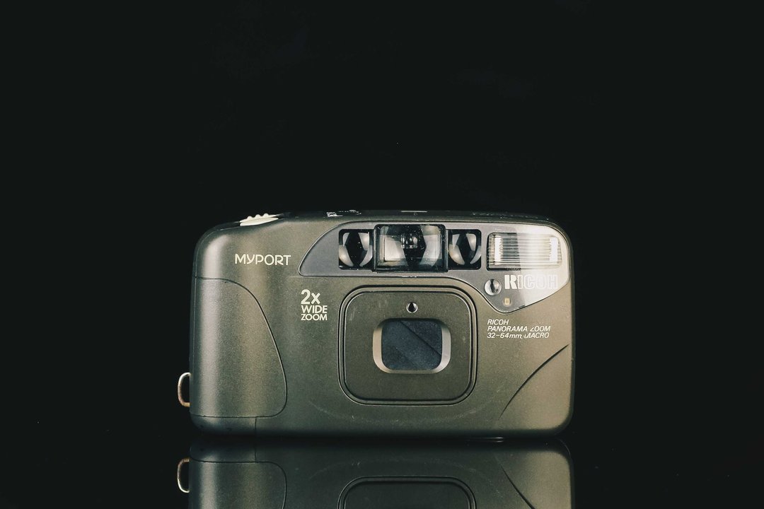 RICOH MyPORT ZOOM 320 PS #0087 #135底片相机 - 相机 - 其他金属 黑色