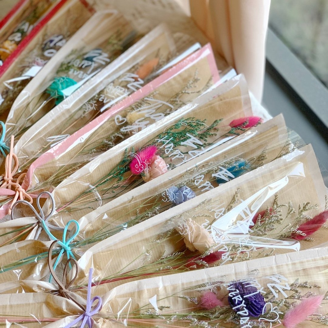 【现货/快速出货】索拉花小花束。毕业花束.婚礼小物。干燥花束。 - 干燥花/捧花 - 植物．花 多色