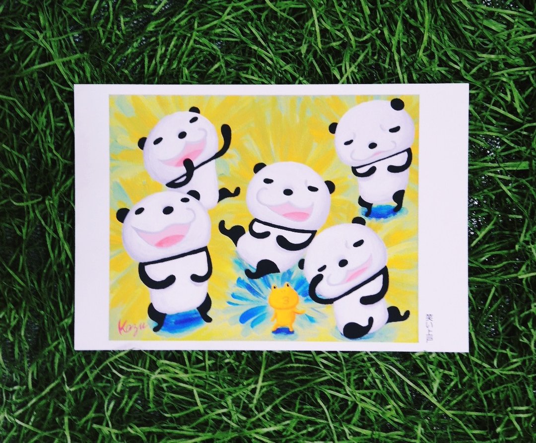 Postcard--Laughter Uedo - 卡片/明信片 - 纸 多色