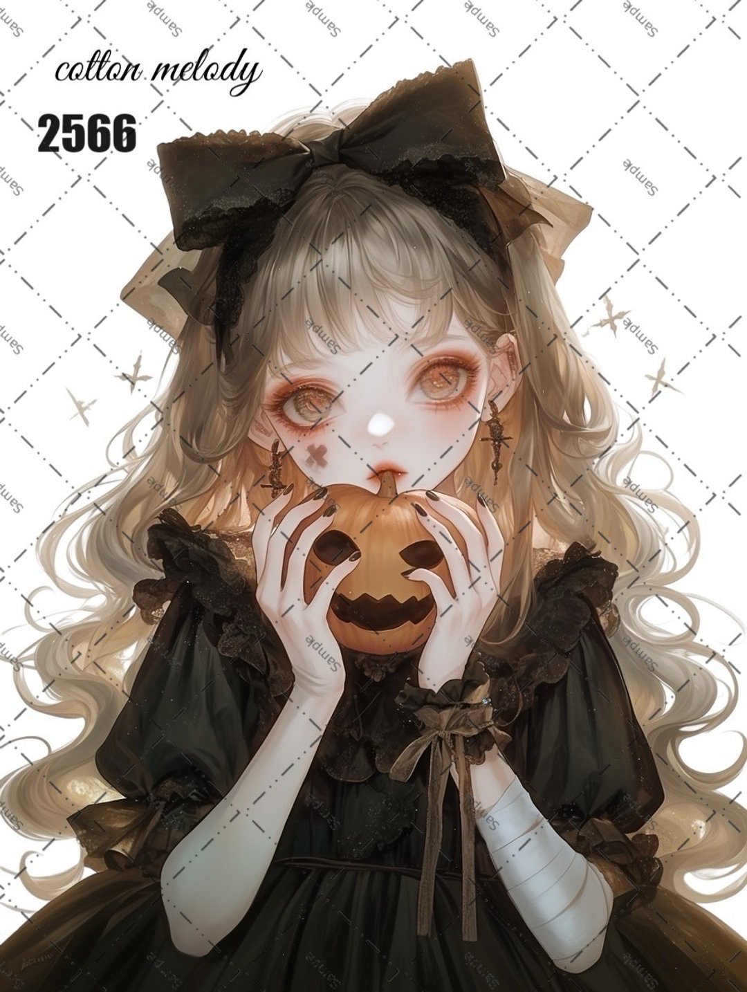 original sticker no.2566 人物贴纸 原创贴纸 原创人物贴纸 装饰贴纸 cotton melody - 贴纸 - 纸 