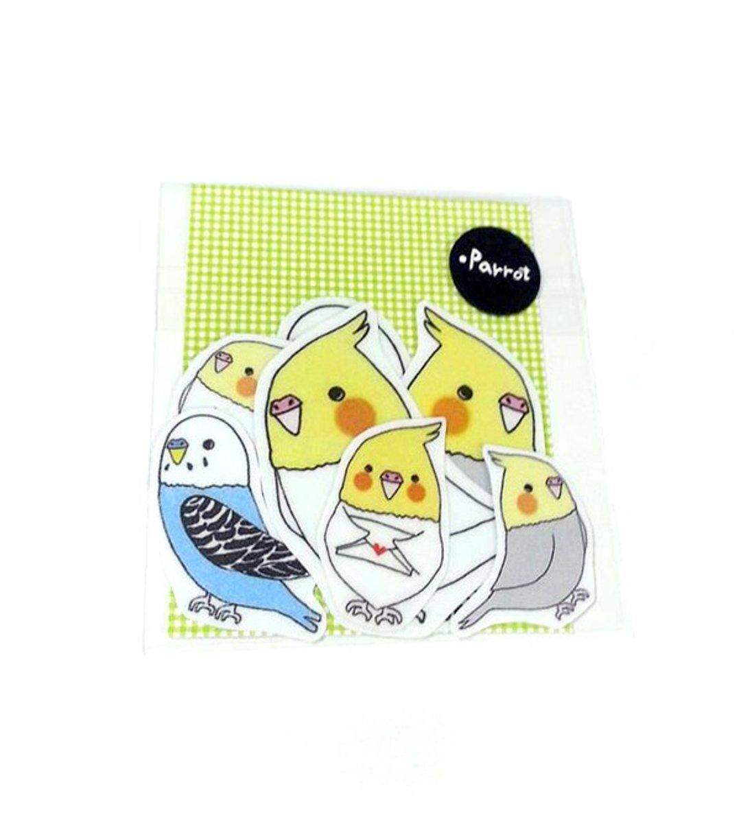 parrot\玄凤/鹦鹉/虎皮\防水贴纸 - 贴纸 - 纸 黄色