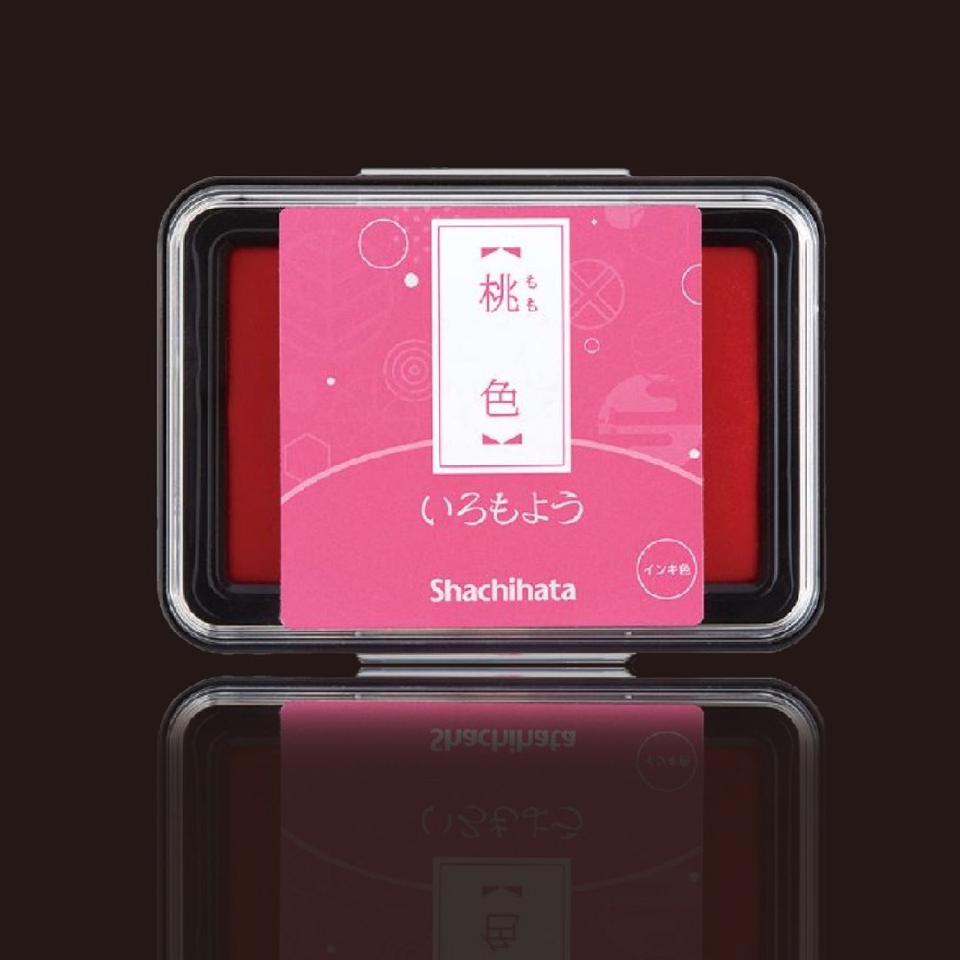 日本 SHACHIHATA 浮世绘 胭脂色系印台(桃色) - 印章/印台 - 其他材质 
