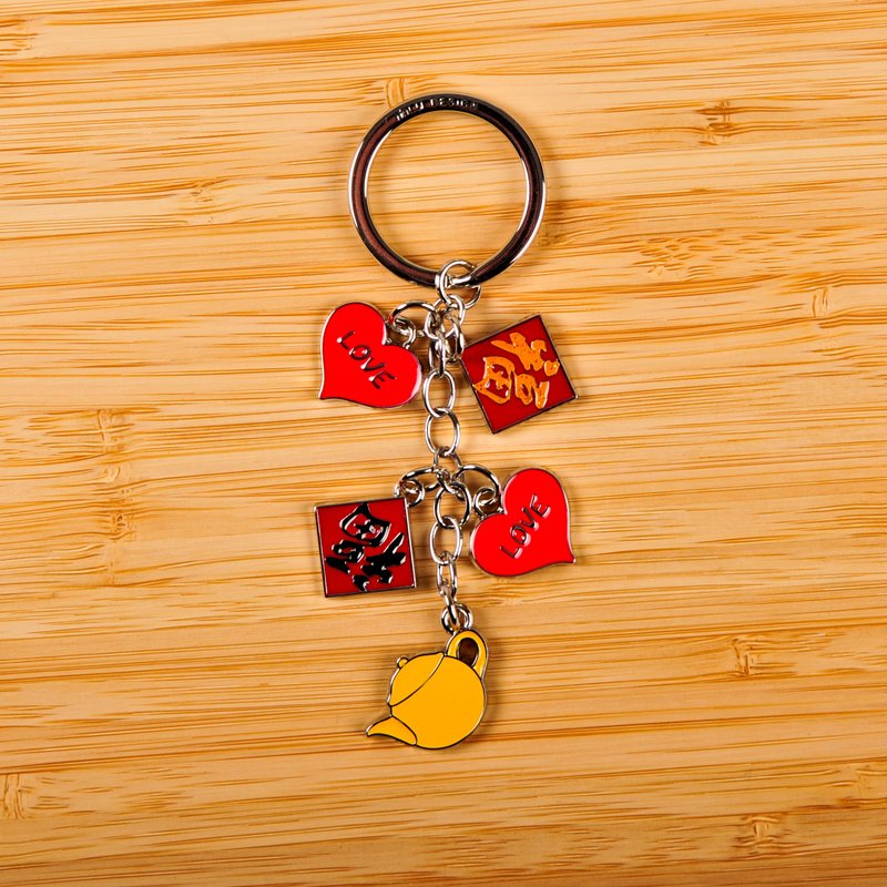 台湾特色 文创商品 福到台湾款 高质感金属钥匙圈 饰品 - 钥匙链/钥匙包 - 其他金属 