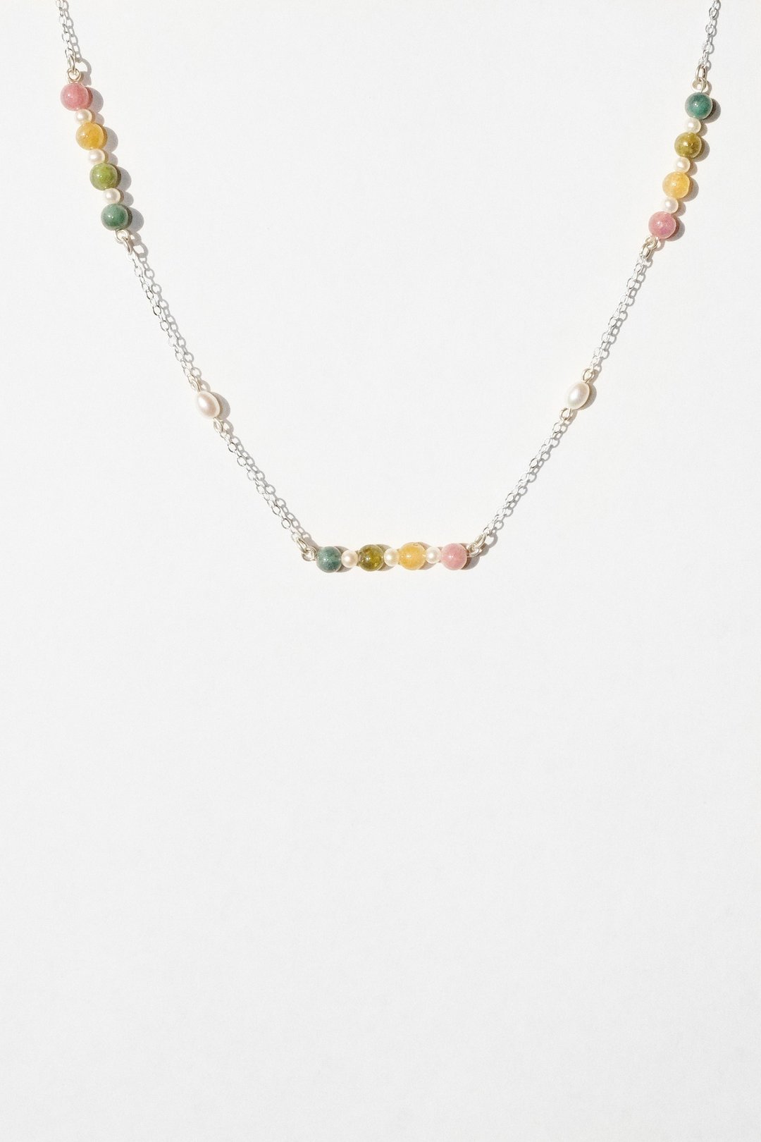 Skittles Necklace 彩虹糖项链 - 项链 - 宝石 多色
