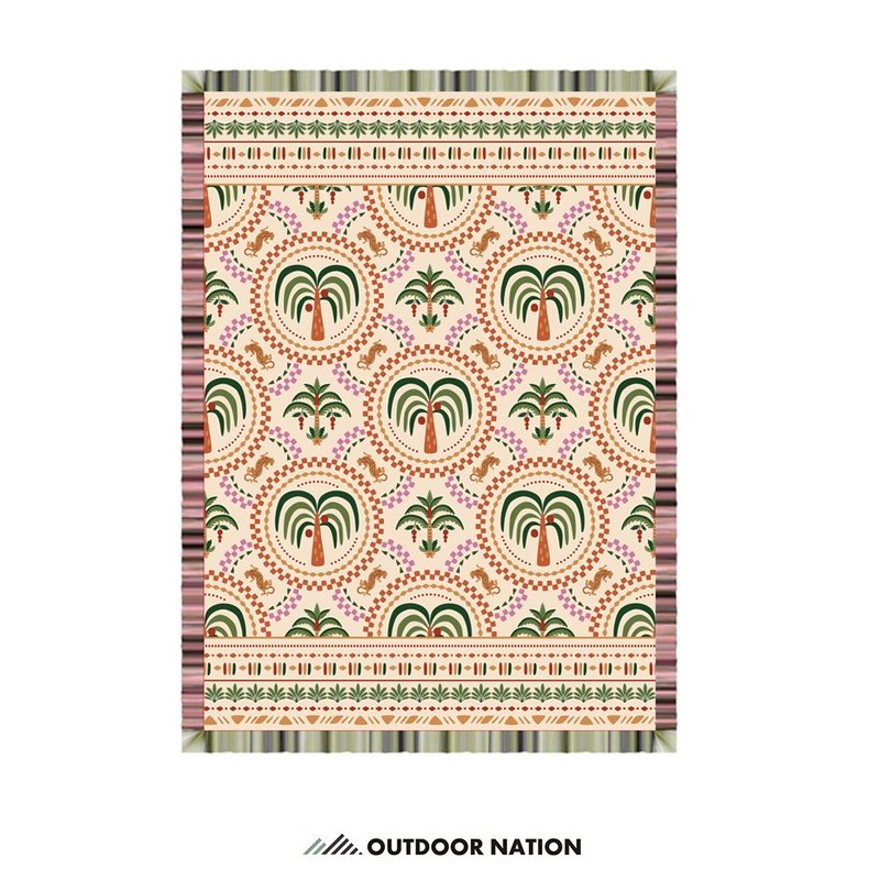 Outdoor Nation户外万用毯加长版豹之森 Forest of Chasing Light - 露营用品 - 棉．麻 