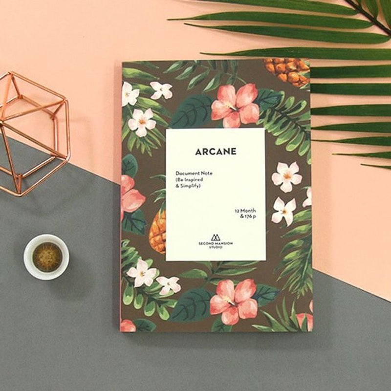 Second Mansion 热带风情周志(无时效)V2-02 凤梨,PLD60986 - 笔记本/手帐 - 纸 绿色