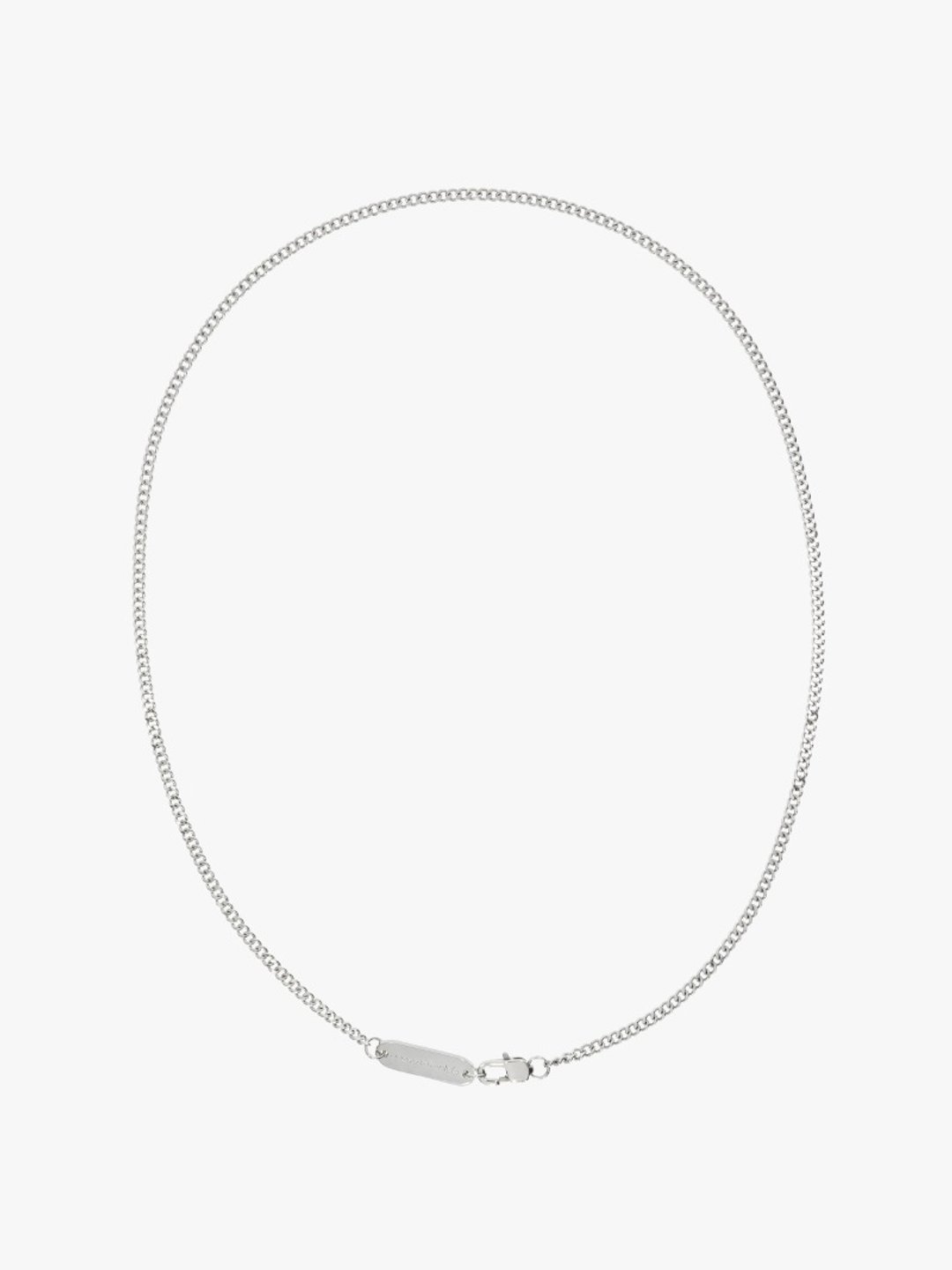 BASIC CHAIN NECKLACE 00 - 项链 - 不锈钢 银色