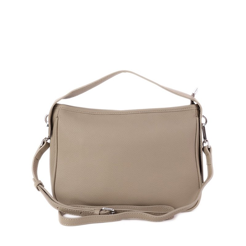 Roberta di Camerino 真皮/包包/女包 HELEN 手提侧背两用包 - 手提包/手提袋 - 真皮 卡其色