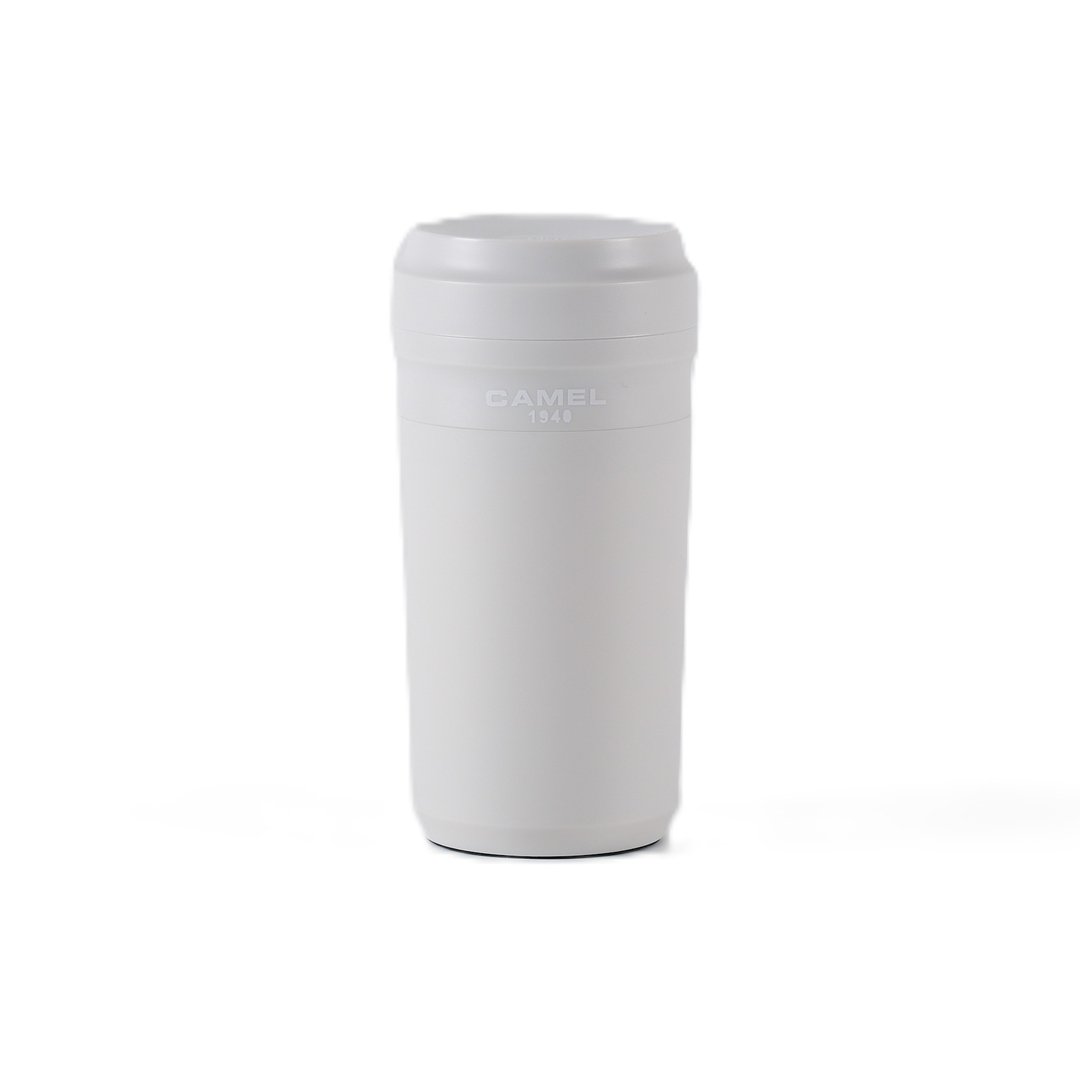 骆驼牌 280ml/350ml 玻璃胆真空保温杯胶壳胶盖 灰白色 (GW) - 保温瓶/保温杯 - 其他材质 白色