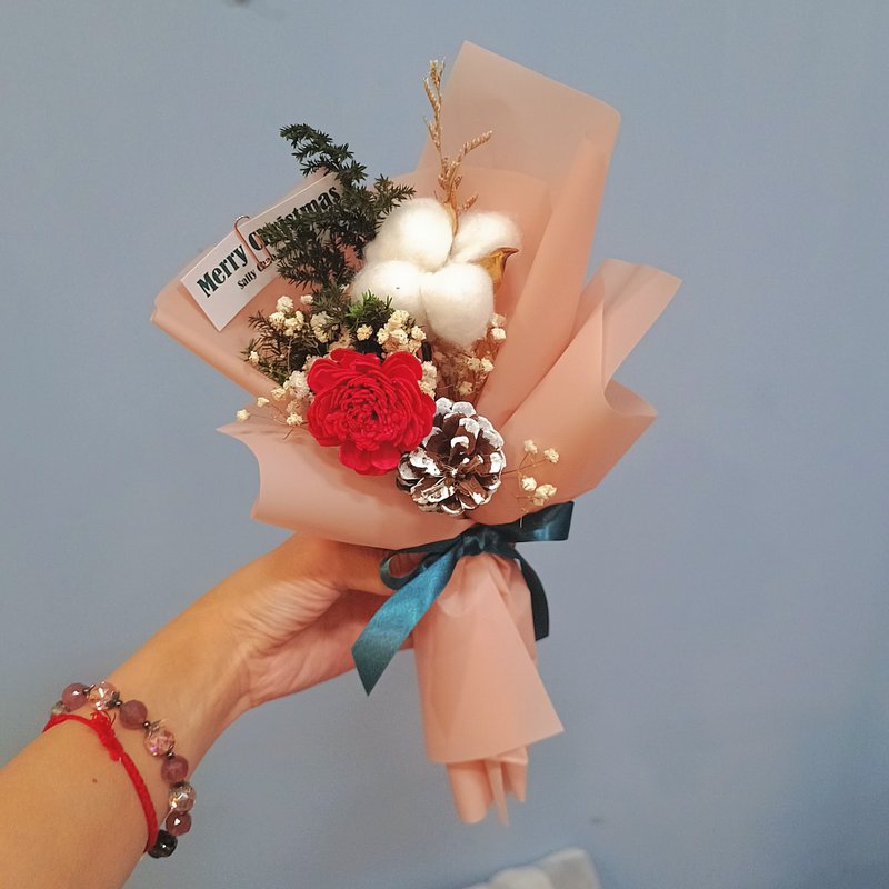 圣诞花束 企业赠礼 企业订购  生日礼物 情人节 干燥花 永生花 - 干燥花/捧花 - 植物．花 