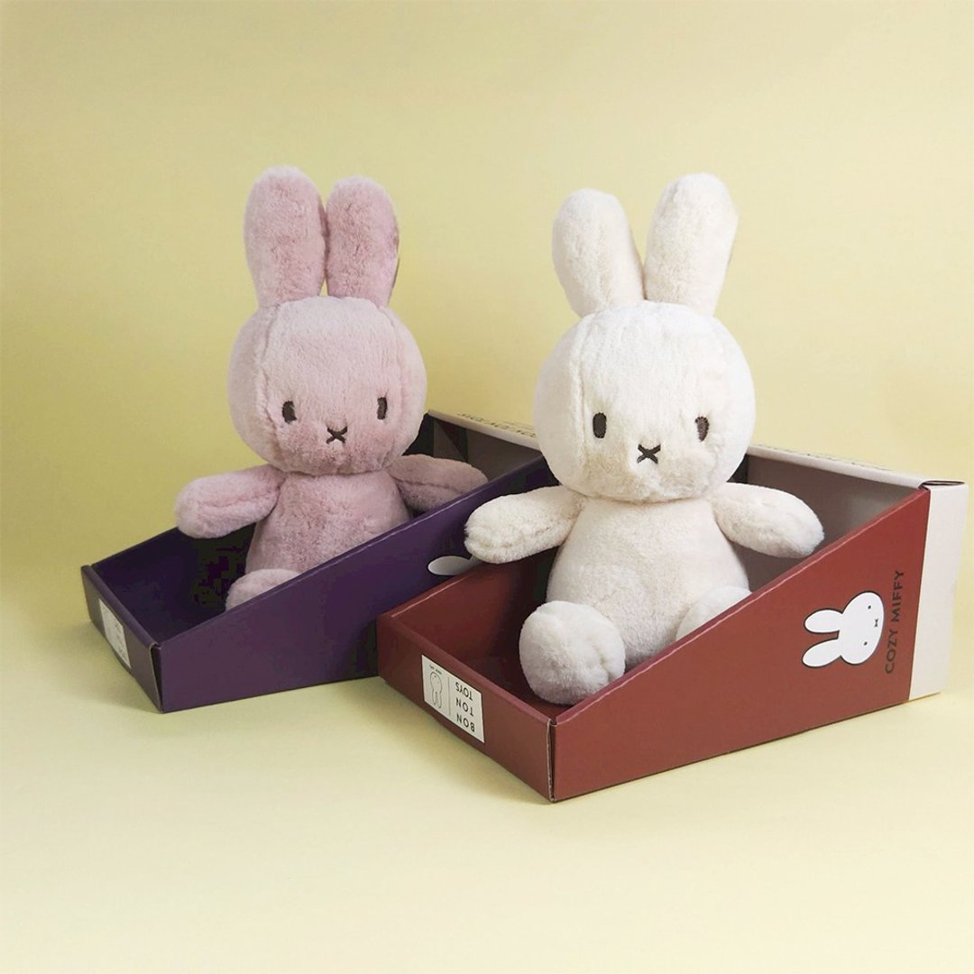 24H 出货 BON TON TOYS Miffy 米菲兔恬柔盒装填充玩偶 -23cm - 玩偶/公仔 - 聚酯纤维 多色