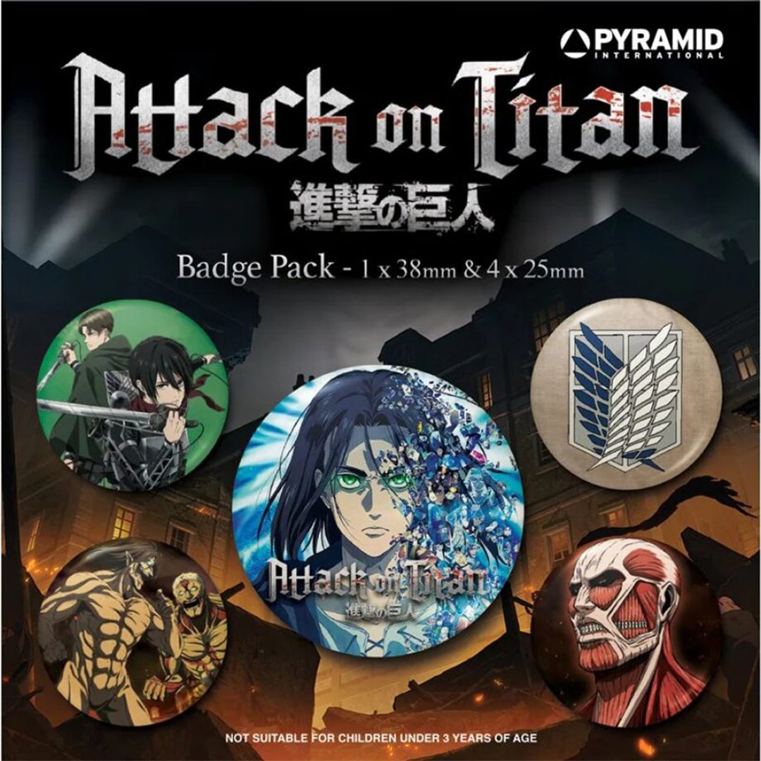 【进击的巨人】第四季主题徽章组/Attack On Titan - 徽章/别针 - 其他材质 