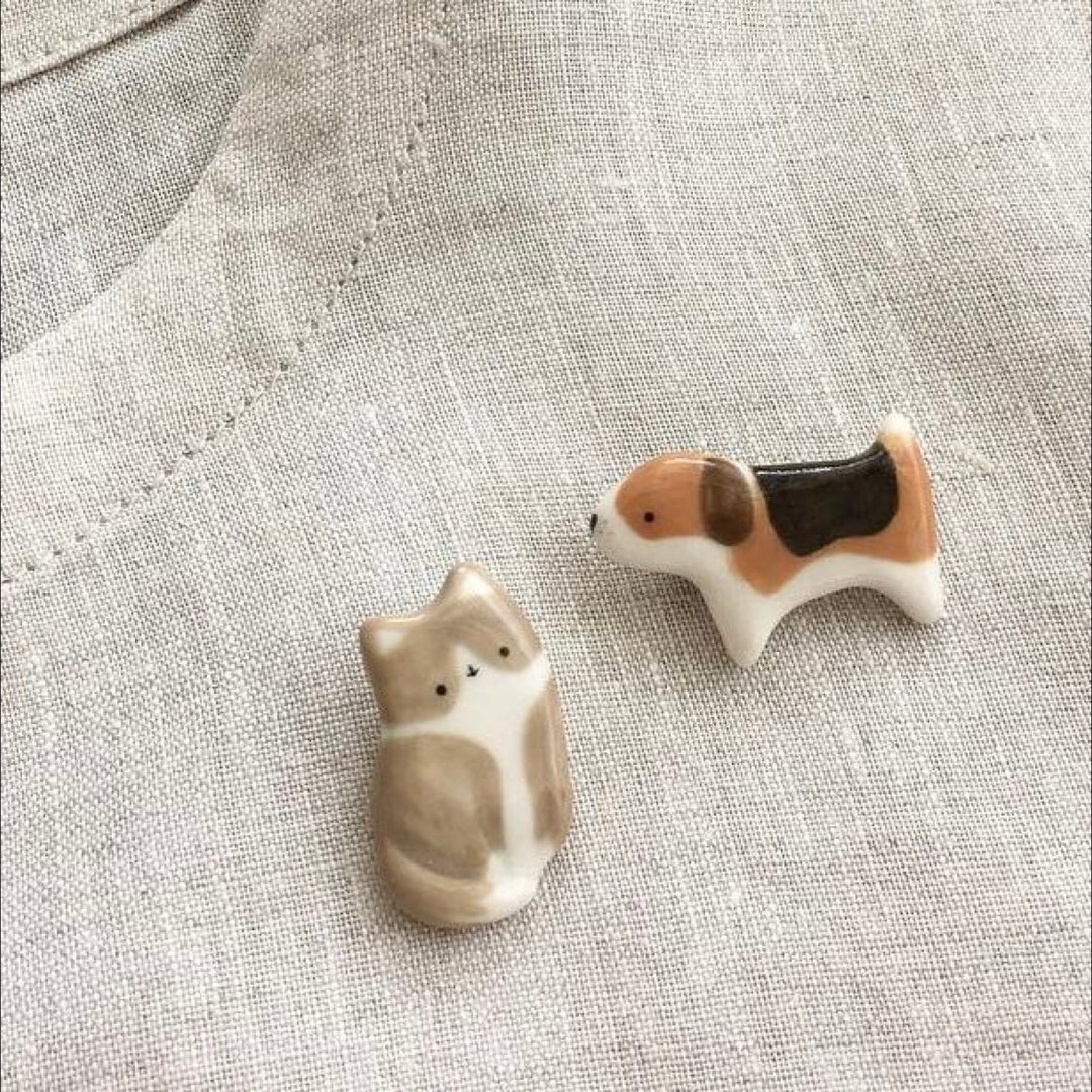 定制化 定制宠物 小狗陶瓷 - 摆饰 - 瓷 多色