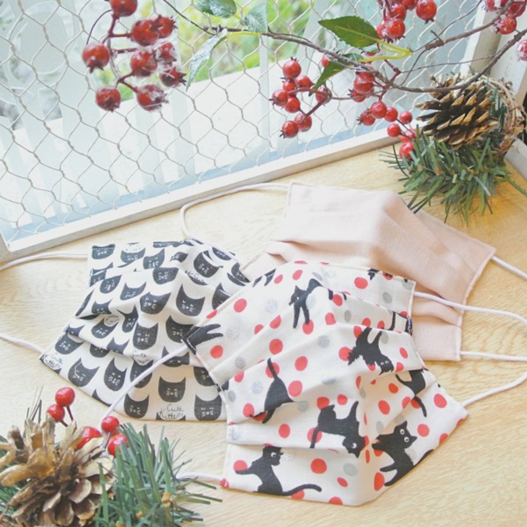 handmade masks Christmas Limited, The Lucky Bag Set【D】 - 口罩 - 棉 白色
