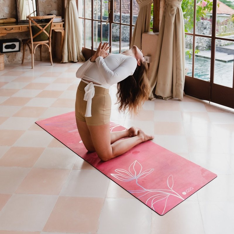 【Yoga Design Lab】Combo Mat 天然橡胶瑜珈垫3.5mm - Iris - 瑜珈垫 - 其他材质 红色