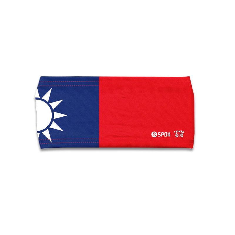 【中华民国国旗】台湾国旗 / 凉感运动潮流头带 - 运动配件 - 聚酯纤维 多色