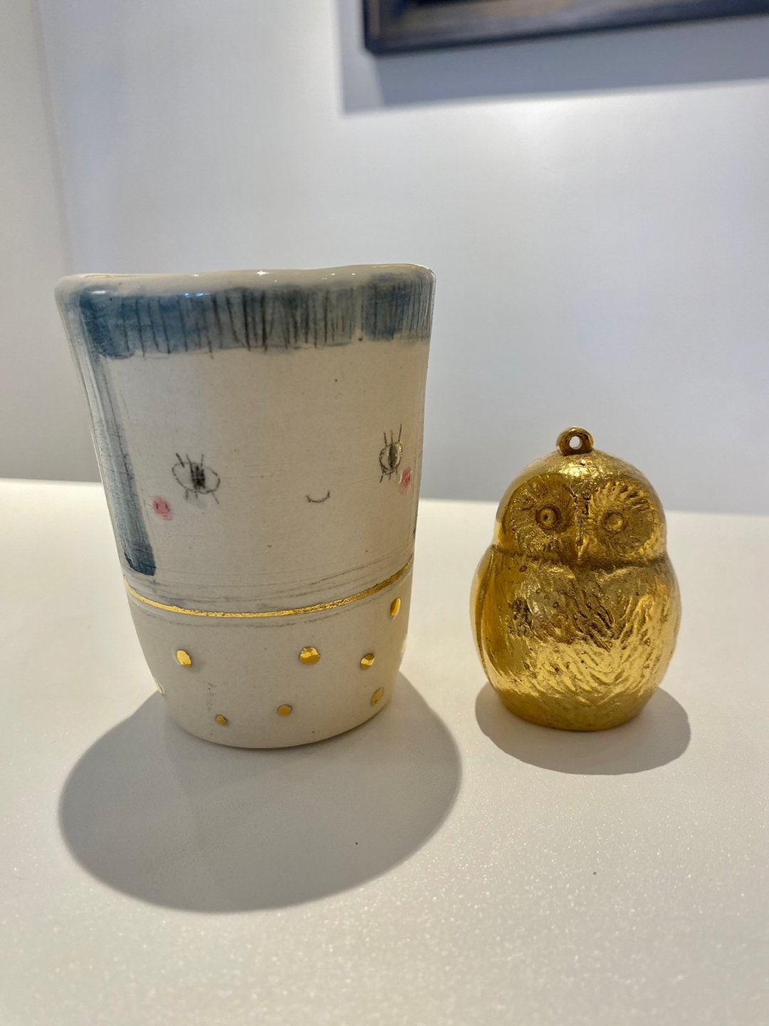 香港艺术家谭卓文手作可爱陶瓷杯 (女生) - 其他杯子 - 陶 