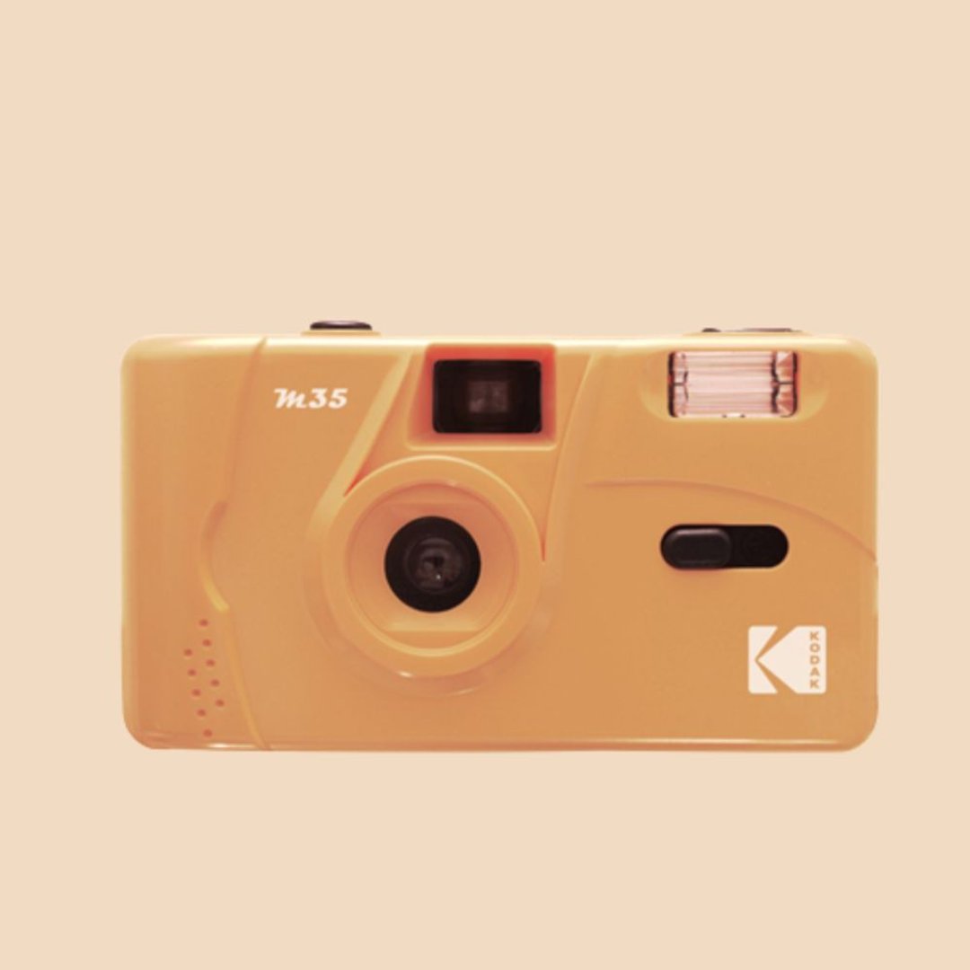 【Kodak 柯达】底片相机 M35-MILK TEA-奶茶色 - 相机 - 塑料 黄色