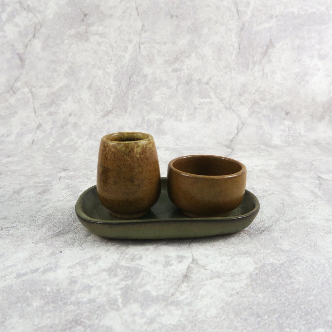 添兴窑/经典烧闻香杯(咖啡) - 茶具/茶杯 - 陶 咖啡色