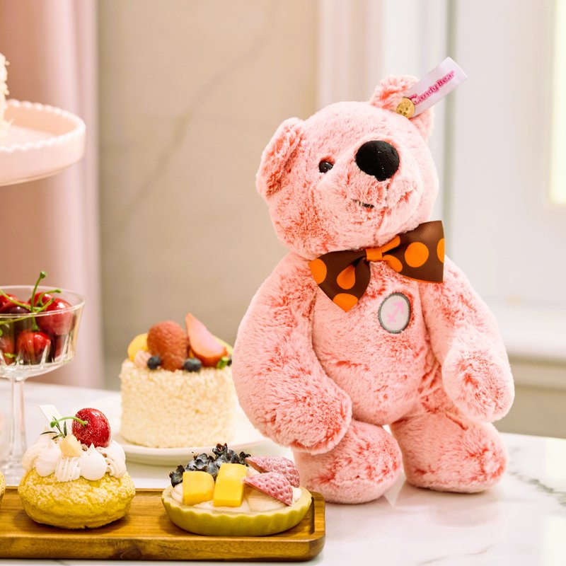 CANDY BEAR 十二星座熊系列 射手座 Sagittarius 28cm - 玩偶/公仔 - 聚酯纤维 粉红色