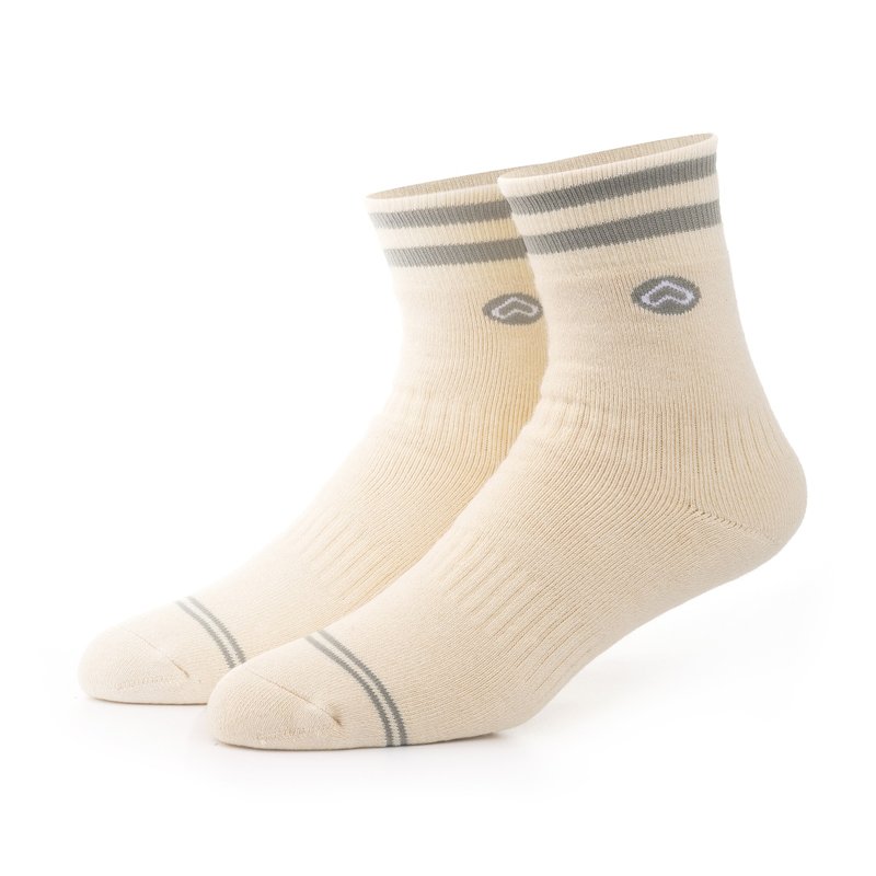 Jacques 有机棉加厚机能袜2双组,纯色无染,晚上穿保暖更好眠 - 袜子 - 棉．麻 