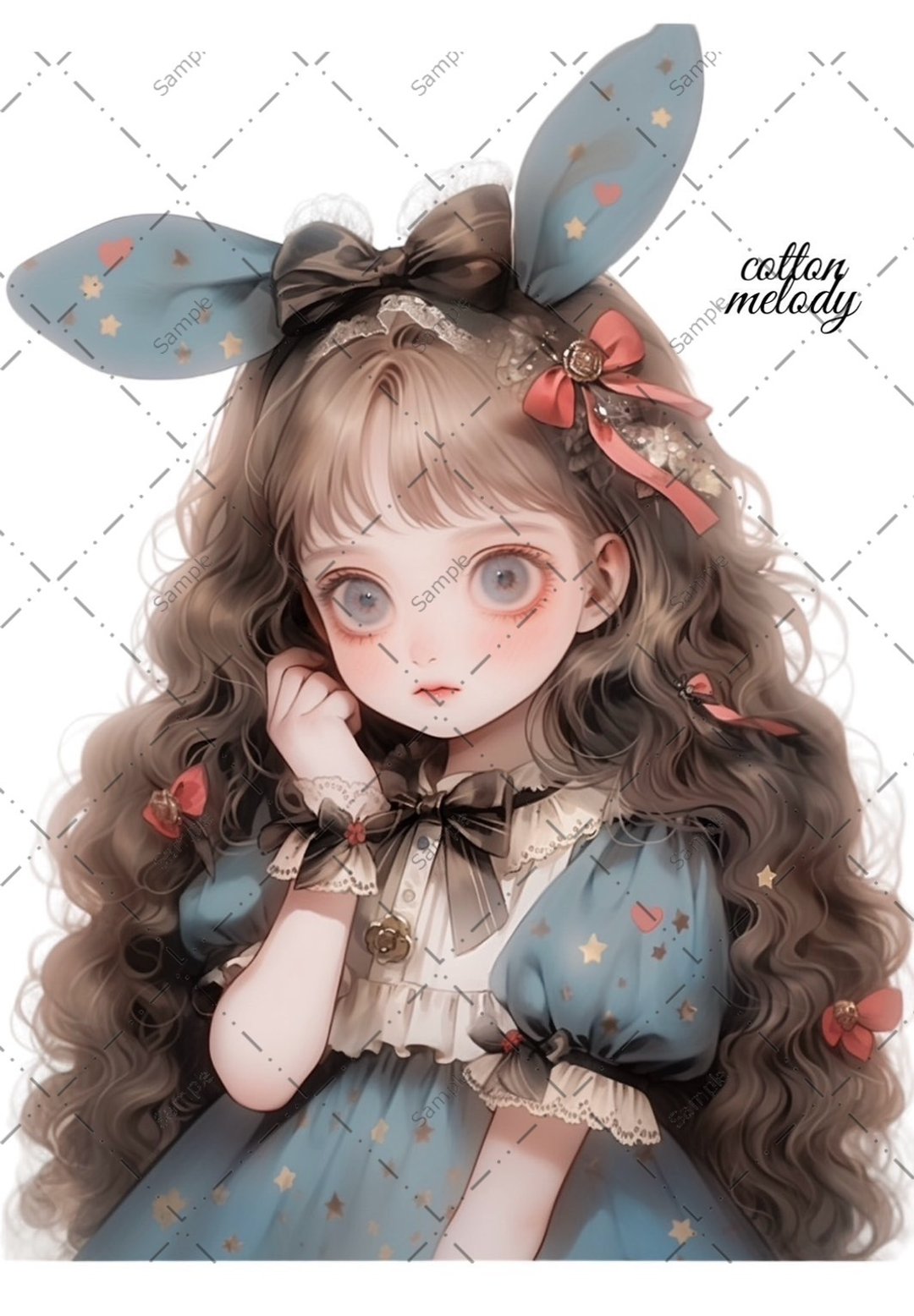 原创贴纸 no.286 人物贴纸 原创贴纸 人物贴纸 女孩贴纸 原创人物贴纸 - 贴纸 - 纸 