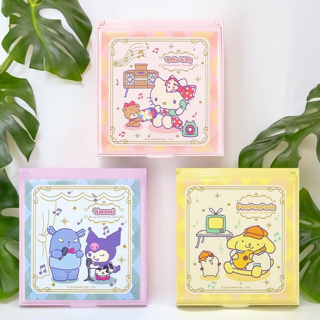 三丽鸥明星 Sanrio 小方镜 随身镜 桌面镜 外出旅行镜 - 彩妆刷具/镜子/梳子 - 其他材质 多色