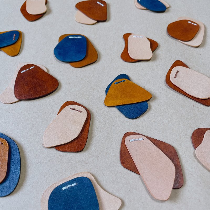 【我的皮在痒 Pipi】皮革制书签 - 书签 - 真皮 