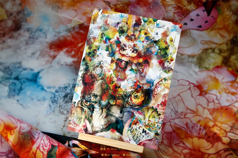 【摩诃迦罗】明信片 - 卡片/明信片 - 纸 多色