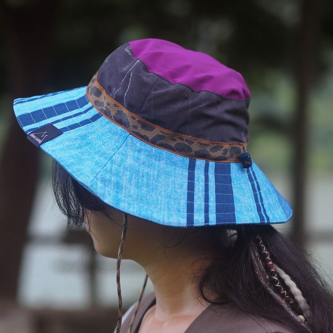 登山帽 Scrap Bucket Hat | 香港手造 - 帽子 - 聚酯纤维 