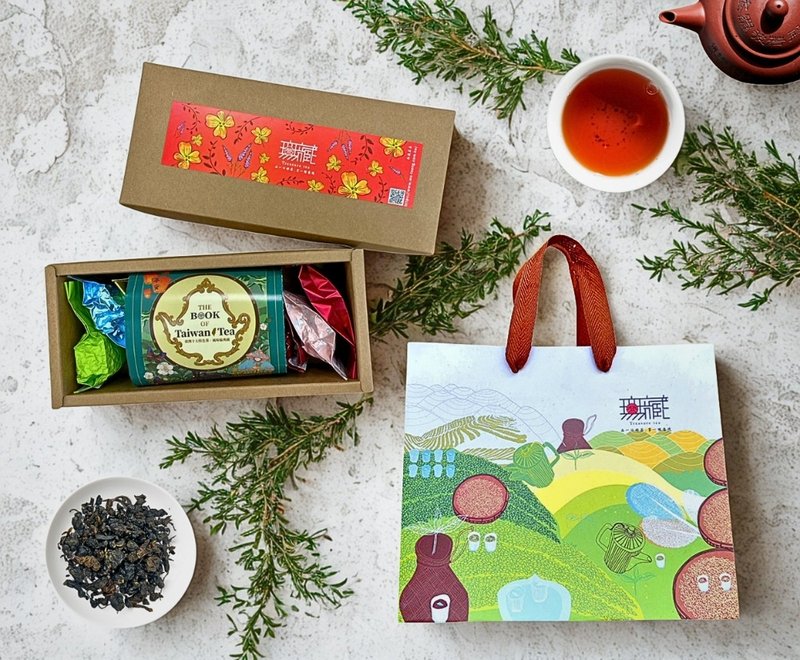 Z4【无藏】台湾十大特色茶风味轮低碳礼盒 环保补充包 永续茶叶 - 茶 - 其他材质 多色