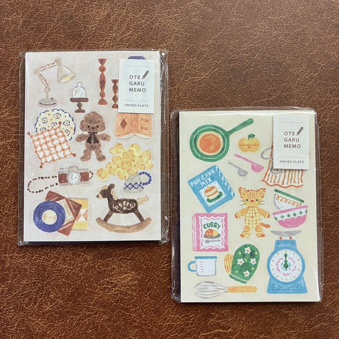 なかうちわか OTEGARU MEMO - 笔记本/手帐 - 纸 