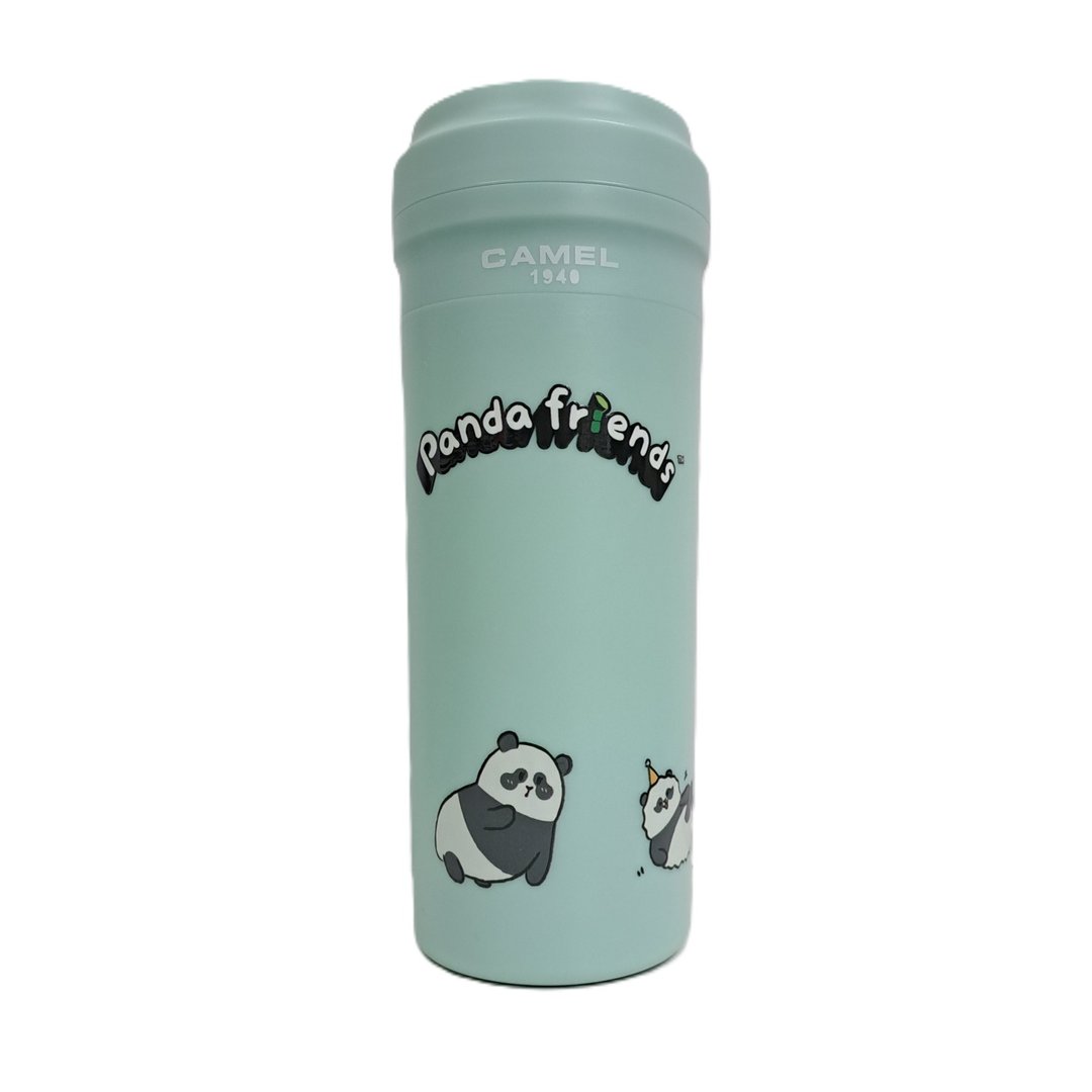 【海洋公园Panda Friends大熊猫】350毫升玻璃胆真空保温杯-C款 - 保温瓶/保温杯 - 其他材质 多色