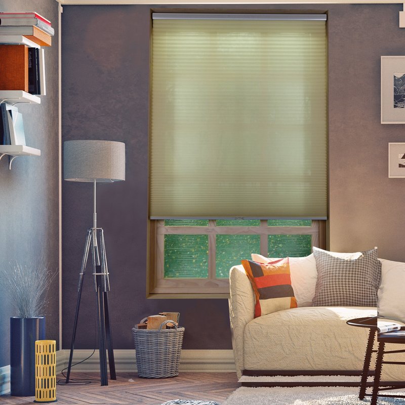 春绿单循环珠链透光蜂巢帘 (Spring Green) - 门帘/门牌 - 聚酯纤维 